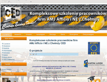 Tablet Screenshot of amjne.ced.edu.pl
